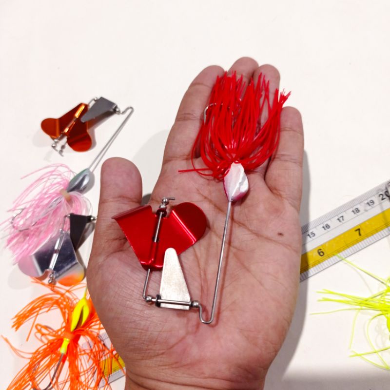 Micro Slater BUFO GOMU-GOMU 2CM 4.5GR Umpan Casting Gabus Toman Mini Slaterbait