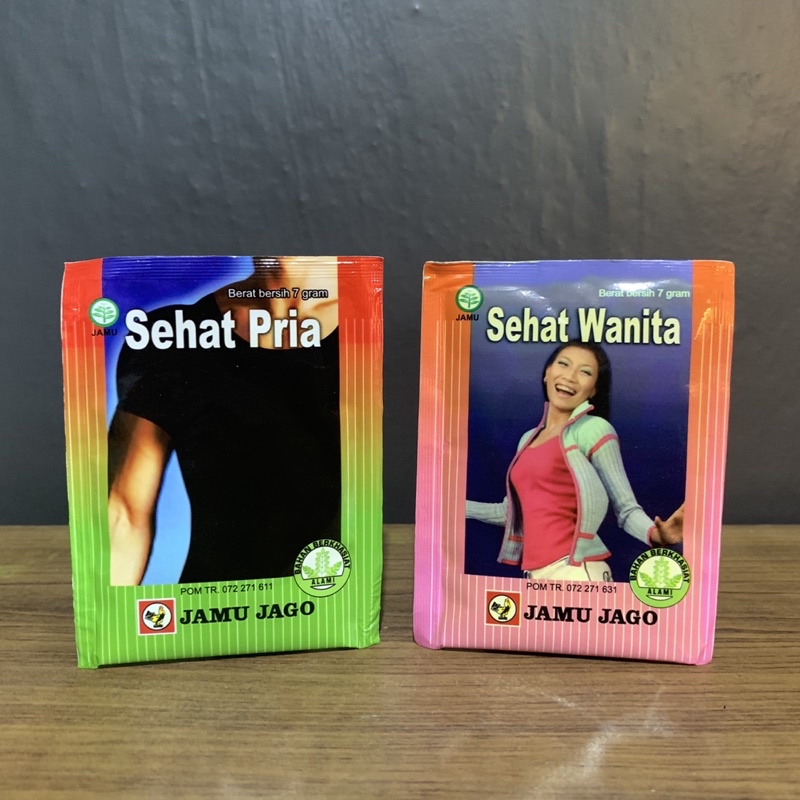 Jamu Sehat Pria / Sehat Wanita Jamu Jago