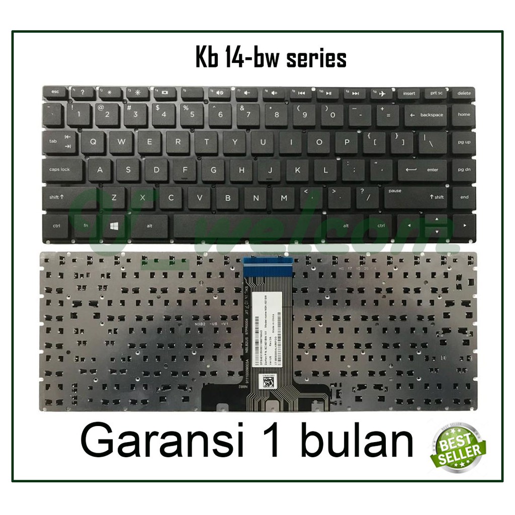 keyboard hp 14g-BR 14-BS TPN-Q186 14-BW TPN-Q187