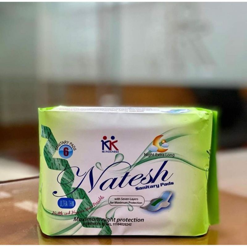 Natesh Pembalut ( Promo Hemat 3 Pack ) Natesh Extra Long Original KK Indonesia