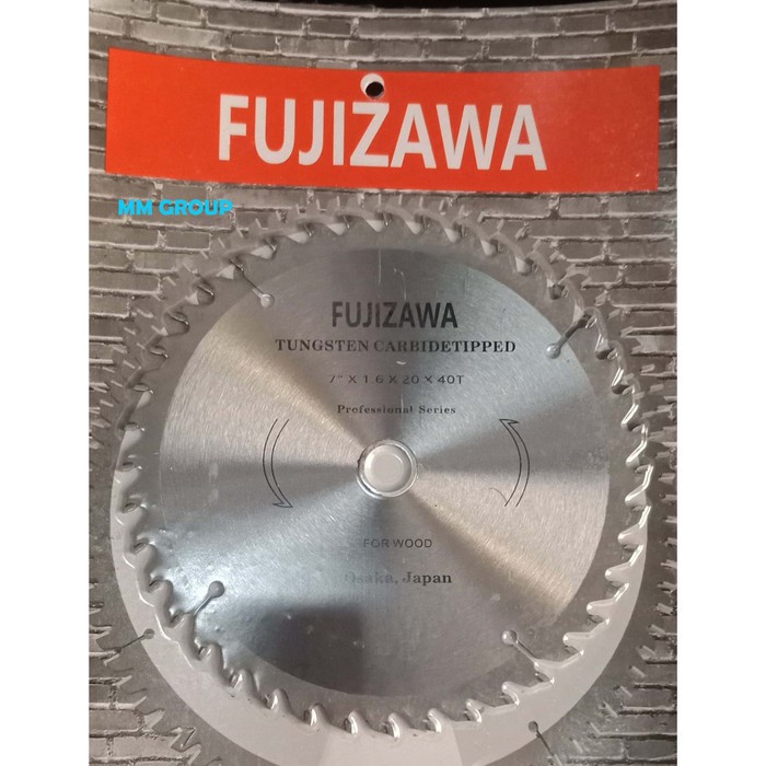 PROMO Mata Gergaji Circular Saw Blade FUJIZAWA 7" x 40T / Mata Gergaji Sirkel Kayu 7 inch 40T / Mata