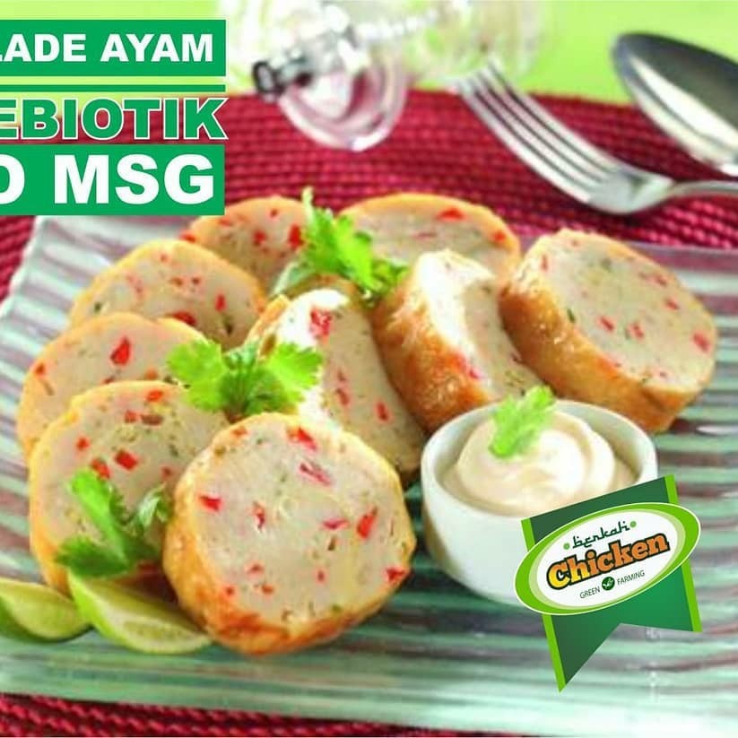 

rolade ayam probiotik/egg chicken roll Berkah Chicken/ rolade organik