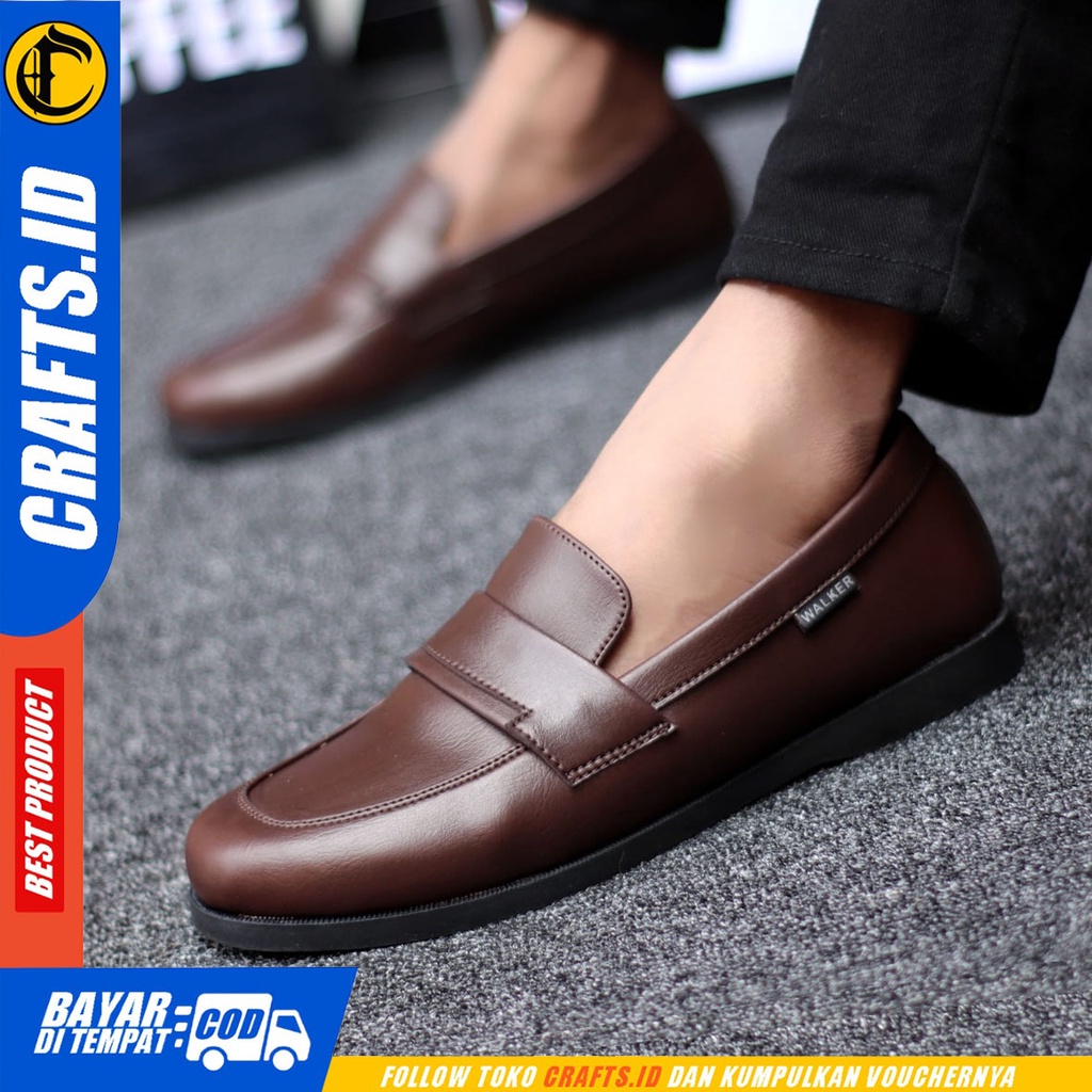 CRAFTS Mitsui - Sepatu Formal Pantofel Kerja Slop Casual Pria