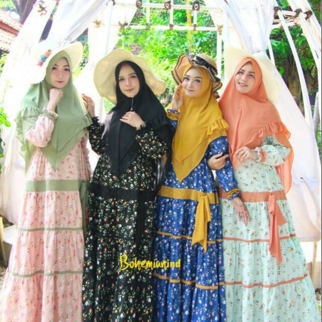 Maya Set Hijab By Bohemian & Vanilla