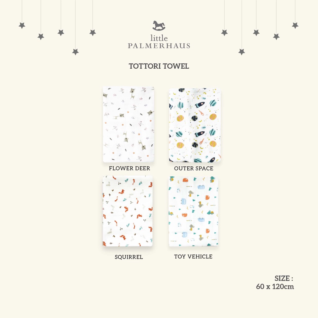 Little Palmerhaus Tottori Handuk Premium Bayi &amp; Anak (Motif Random)