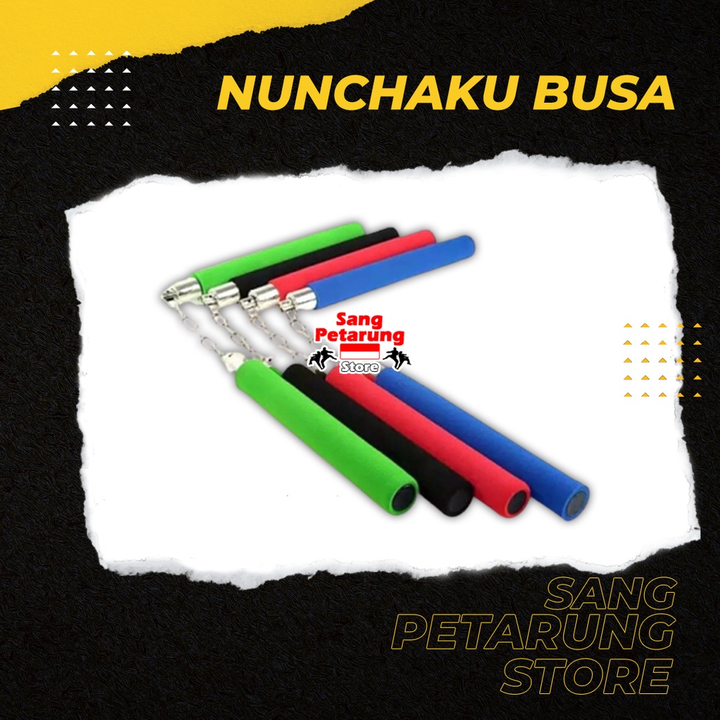 Double stik busa/ Nunchaku busa / Ruyung Model Busa dobel stik busa Nunchaku busa