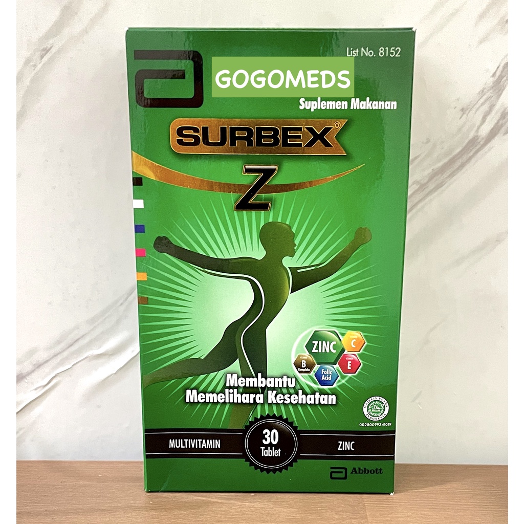 SURBEX Z ISI 30 TABLET MULTIVITAMIN + ZINC