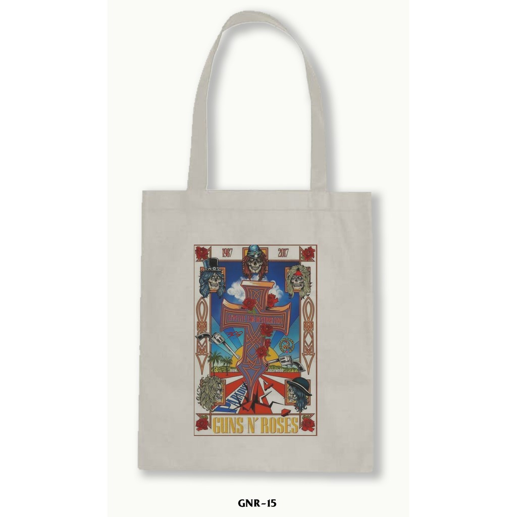 TOTE BAG BLACU 30X40 -Guns N' Roses 03