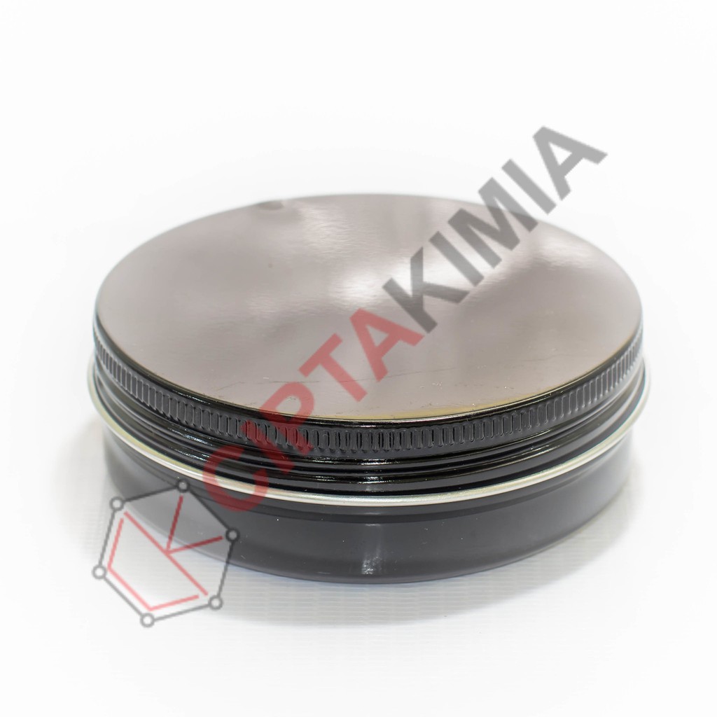 

Pot Kaleng Pomade Alumunium 100gr Aluminium Hitam Black