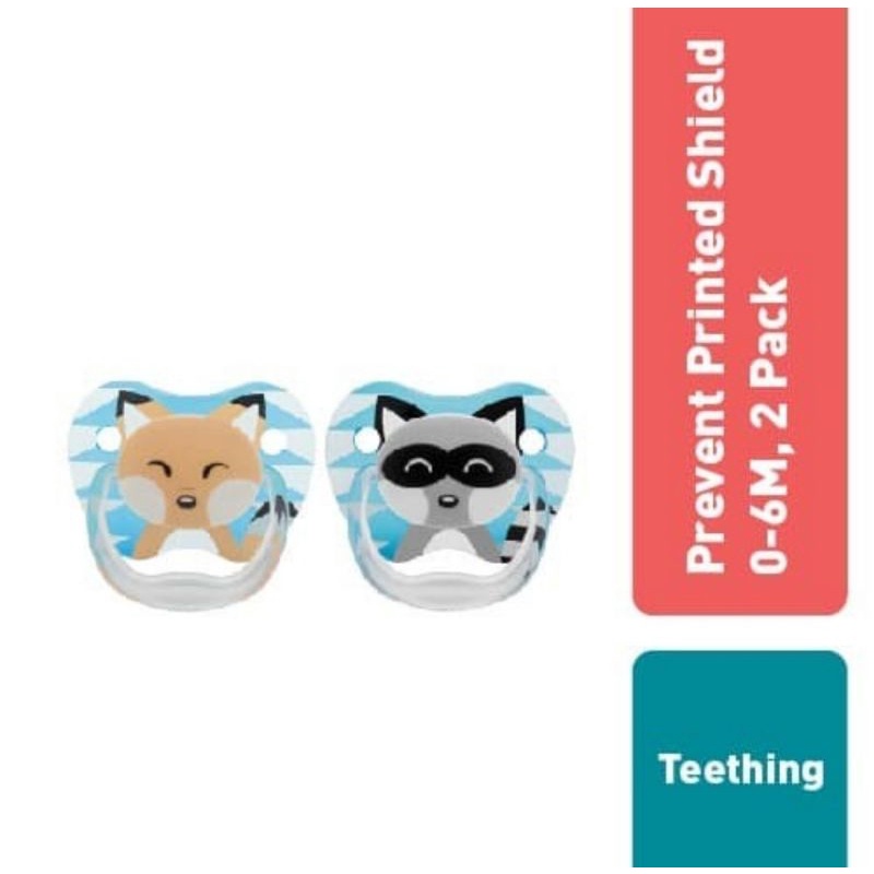 Dr.Brown's Prevent Printed Shield Pacifier Stage 1 (0-6 Bulan)/Empeng Dot Bayi