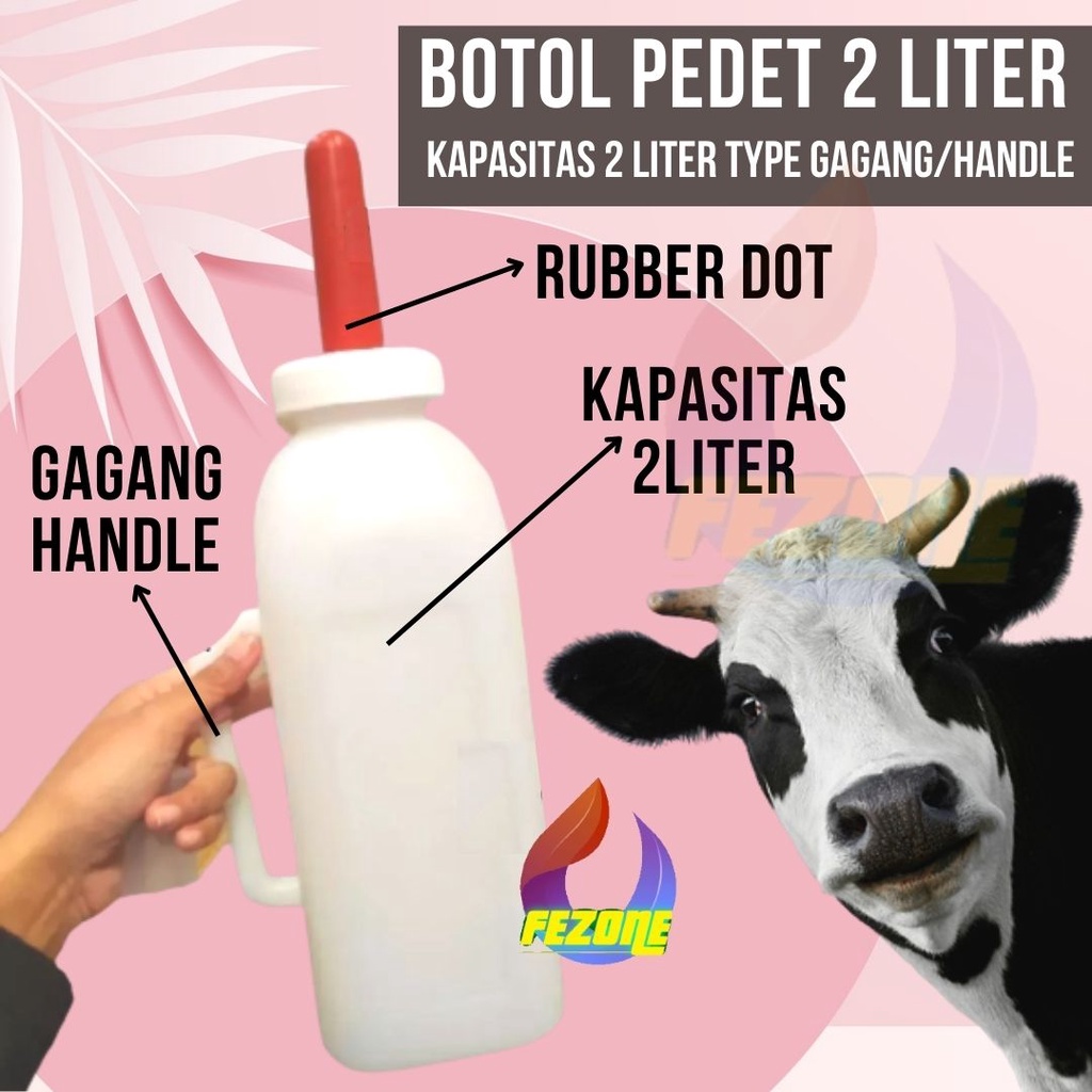 BOTOL PEDET DOT MERAH 2LT FEZONE