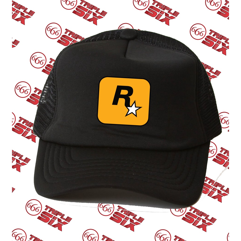 Topi Trucker Rockstar Games Grand theft auto