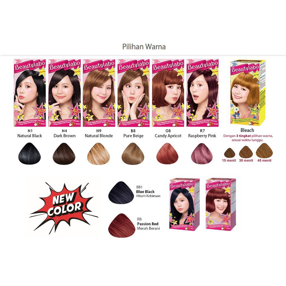 Beautylabo Bubble Hair Color Pewarna Rambut Asli Jepang Hoyu Japan