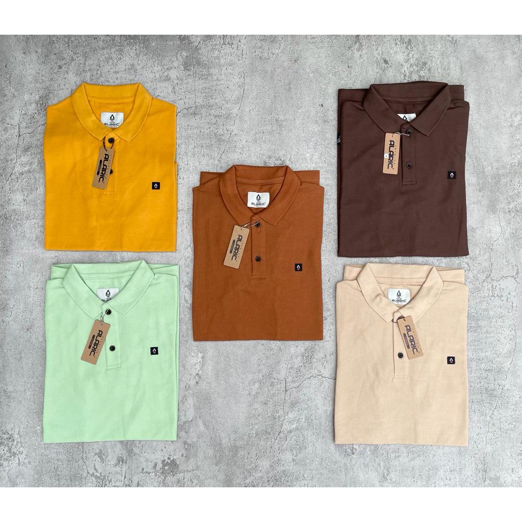 Mokokomo Atasan Wangky Pria Arka Lengan Pendek Polo Shirt Fashion Pria