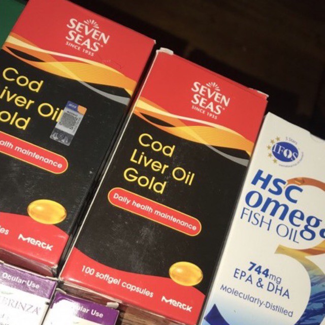 Seven Seas Cod Liver Oil Gold isi 500