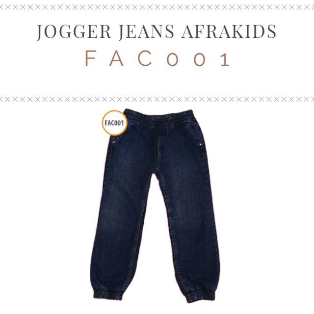 Celana Jeans Afrakids FAC001 &quot; Jogger Jeans&quot;