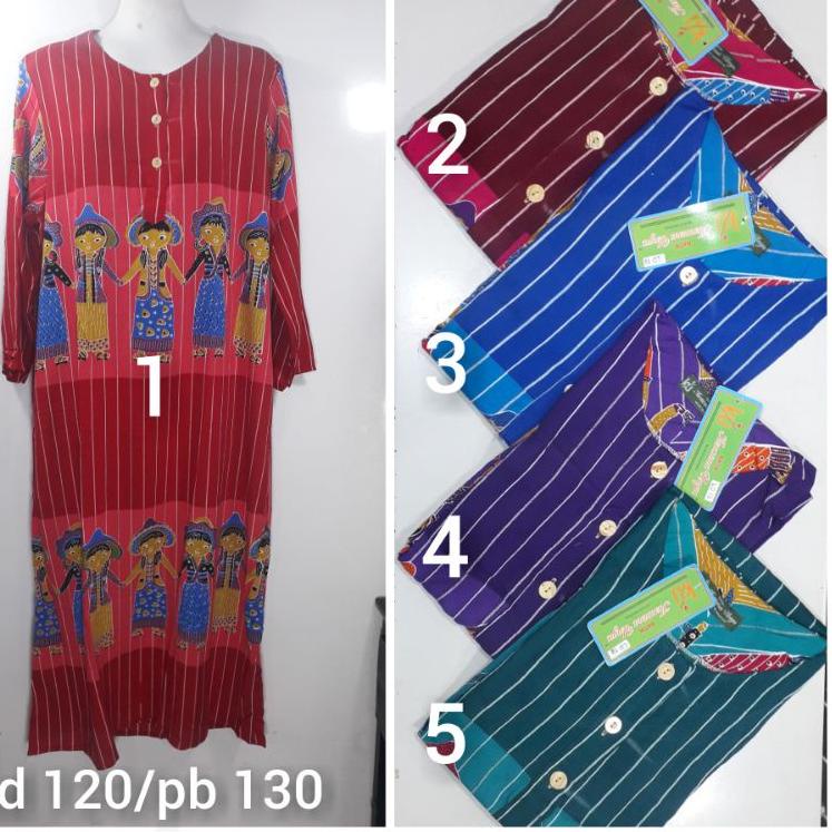 ☎ DASTER PANJANG TANGAN PANJANG KENCANA UNGU LABEL IJO ❃