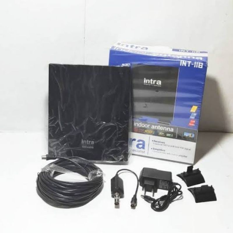 Intra Antena TV Digital Dalam &amp; Luar / Indoor &amp; Outdoor INT-118 / INT-119