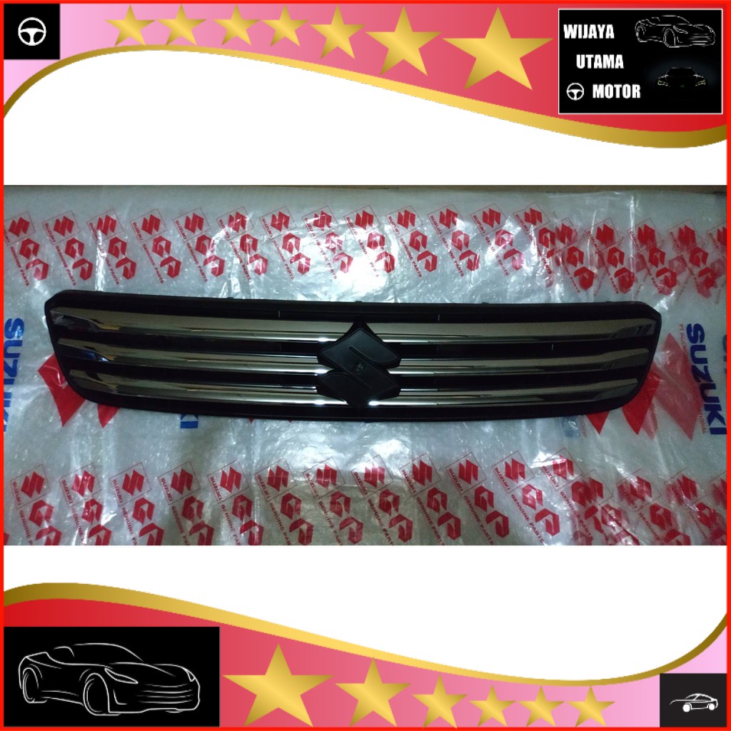 GRIL GRILL GRILLE BUMPER DEPAN ATAS SUZUKI ERTIGA TYPE 2 2013/2014 CHROME ORIGINAL SGP