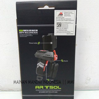  Mainan  Pistol  Virtual Murah AR TSOL Soft  Bullet Gun  SY 