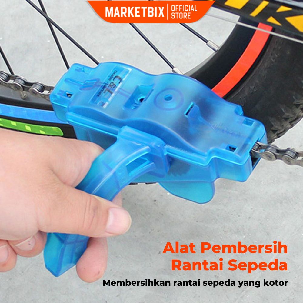 MARKETBIX Alat Pembersih Rantai Sepeda paket sikat pembersih rantai sepeda