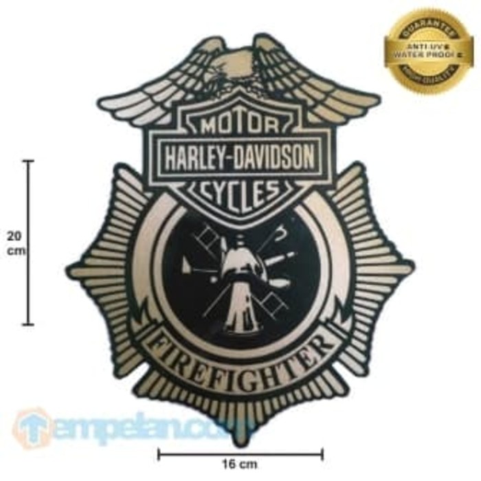STIKER HARLEY-DAVIDSON FIRE FIGHTER (L)