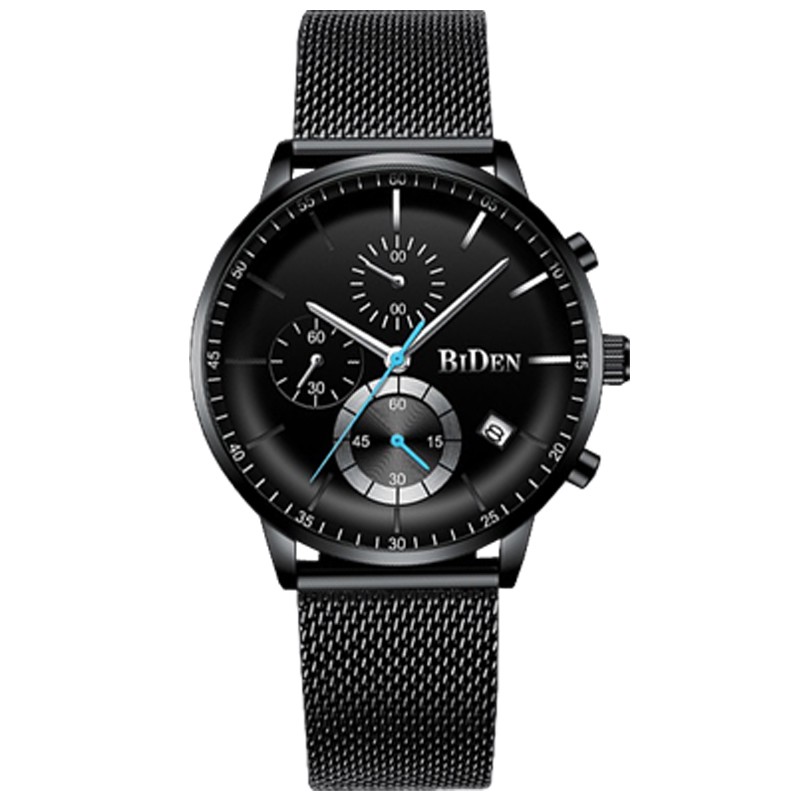 Biden Watch 0179 Chrono Black Jam Tangan Original