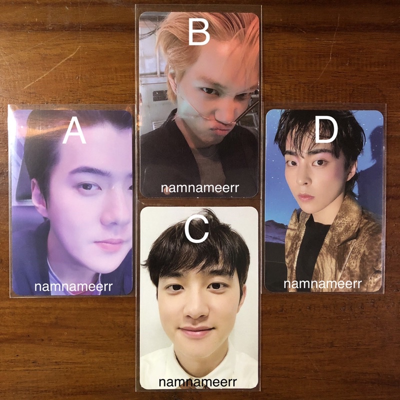 PHOTOCARD PC -SEHUN KAI KYUNGSOO D.O. XIUMIN DON’T FIGHT THE FEELING DFTF EXO-