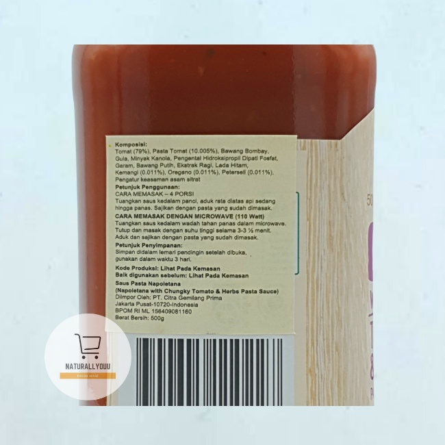 Leggos Napoletana With Chunky Tomato &amp; Herbs Pasta Sauce 500gr