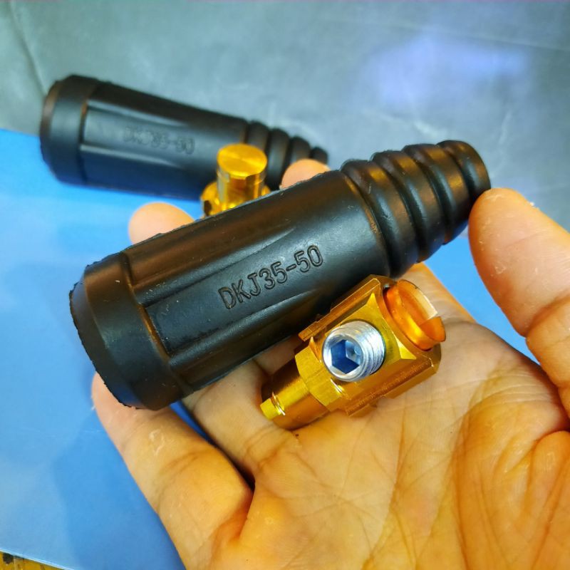 CONEKTOR MESIN LAS 35-50MM MALE / CONEXTOR LAS 35-50 COWO / SOCKET MESIN LAS / SOCKET LAS 35-50MM