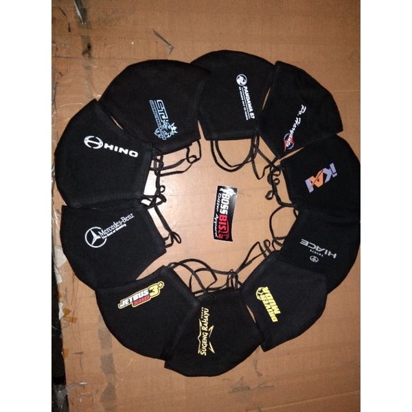 Masker Bismania mercy Hino sugeng rahayu hiace KAI STJ drivermuda  pandawa87 bonus Stiker