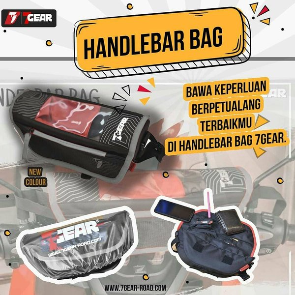 Tas stang Handlebar cocok untuk motor trail KLX CRF nakri_st