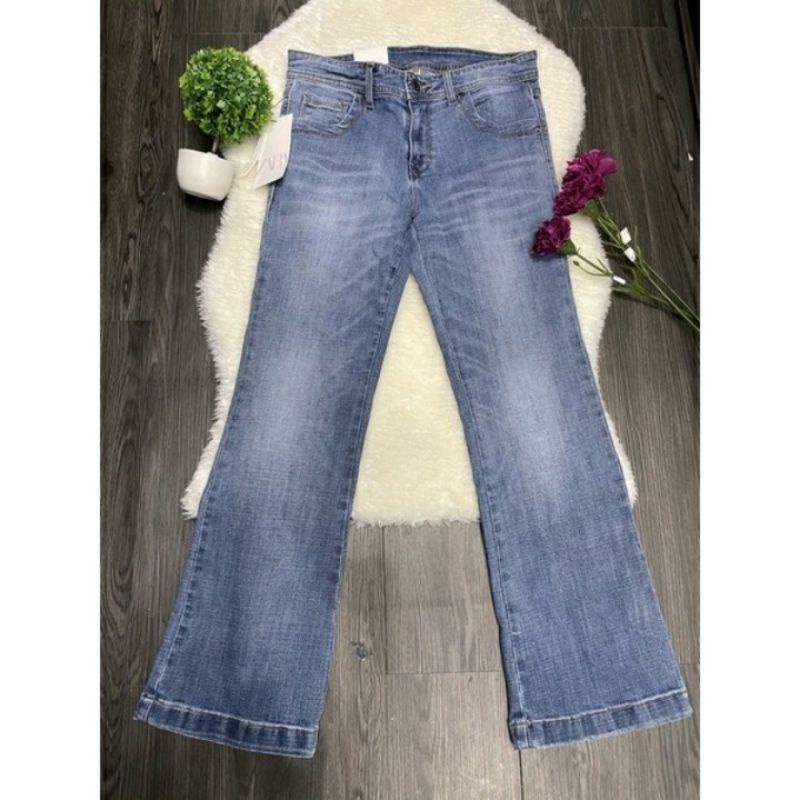 #8890 ZARA CUTBRAY JEANS PREMIUM BLUEWASH