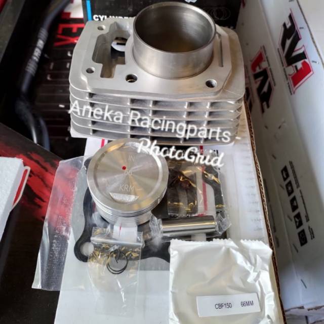 Blok cylinder seher crf 150 66mm satu set moto1 / crf bore up 66mm / blok cylinder crf