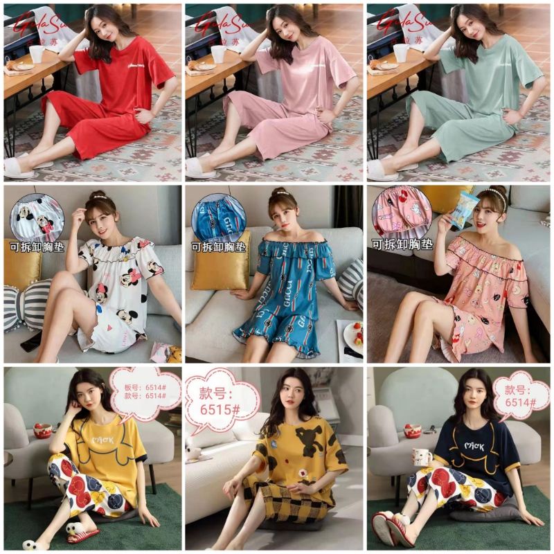 Piyama wanita import/fashion wanita/baju tidur murah C16-C1