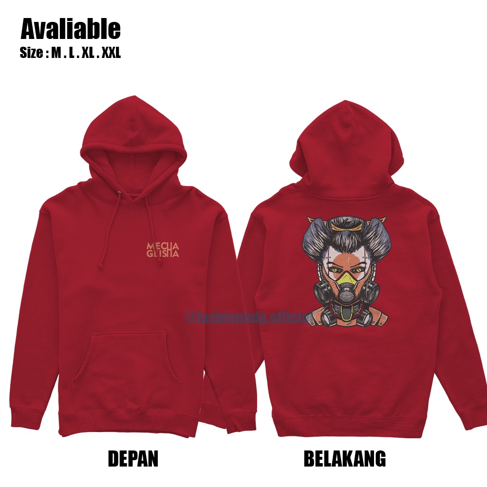 jAKET Sweater pria hoodie MECHA GEISHA jaket sweter cowok distro keren