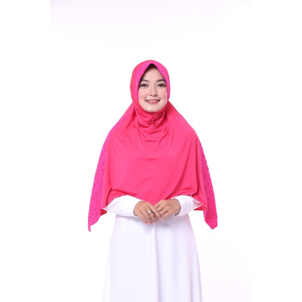 PABRIK HIJAB - Hijab/ Jilbab/ Kerudung Instan Queenlace Spandex Baloon Premium