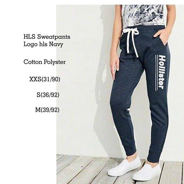 Hollister Sweatpants Logo Termurah