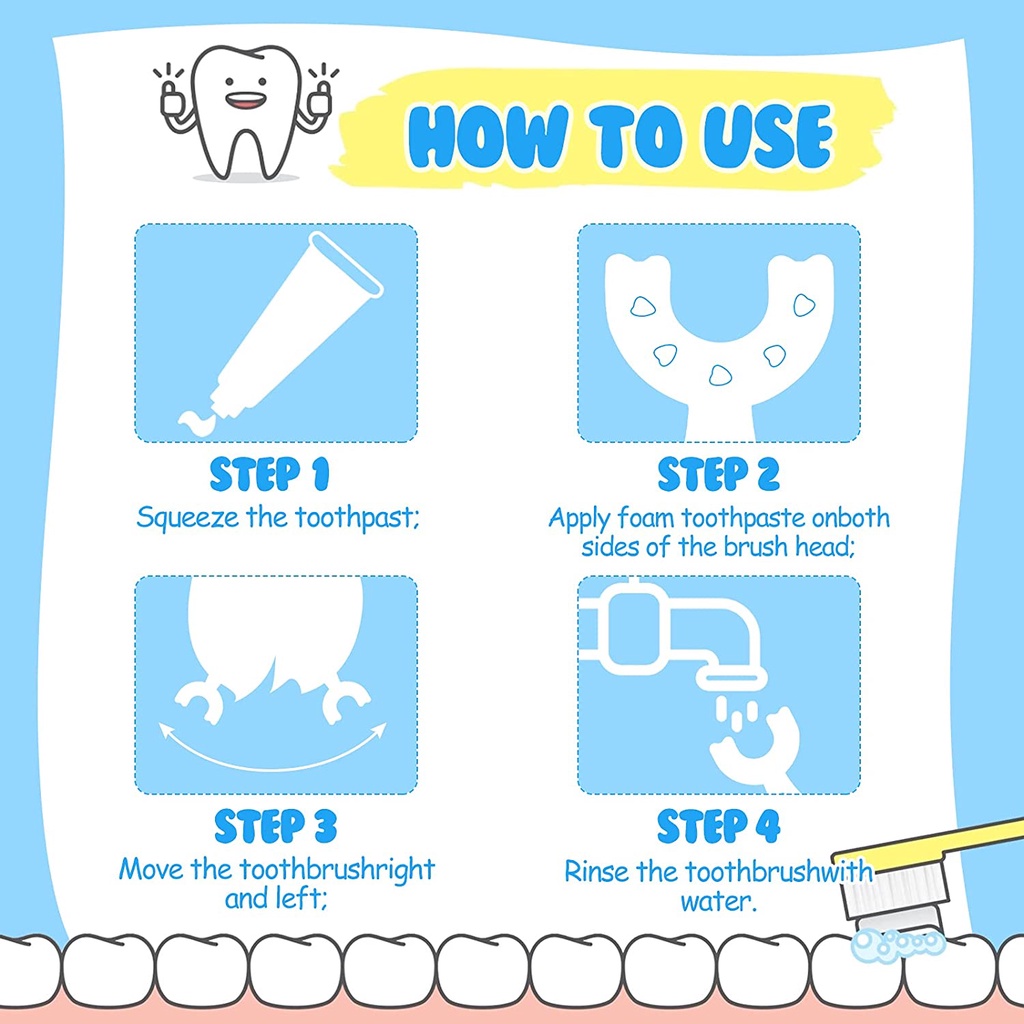 Tooth Brush Baby Silicon type U Sikat Gigi Anak SIKAT GIGI SILIKON BAYI ANAK BENTUK U TOOTHBRUSH SILICON BABY TYPE U SIKAT GIGI BAYI ANAK 360° SIKAT GIGI ANAK BENTUK U 2-6TAHUN SIKAT GIGI BAYI BENTUK U SILIKON Sikat Gigi Anak Bentuk U Shape Anak Utooth