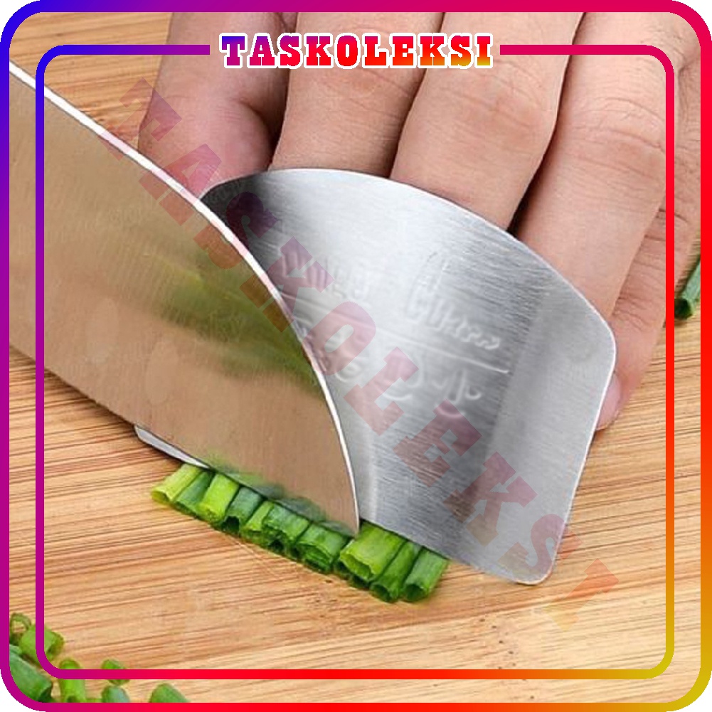 ☛TK☚ R708 Pelindung Pengaman Jari Tangan Iris Pisau Potong Sayur Stainless Steel