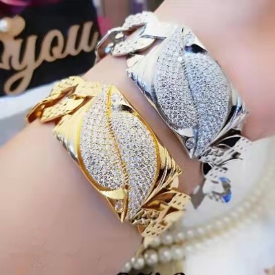 Gelang Xuping Mata Full Lapis Emas Perhiasan Fashion L61