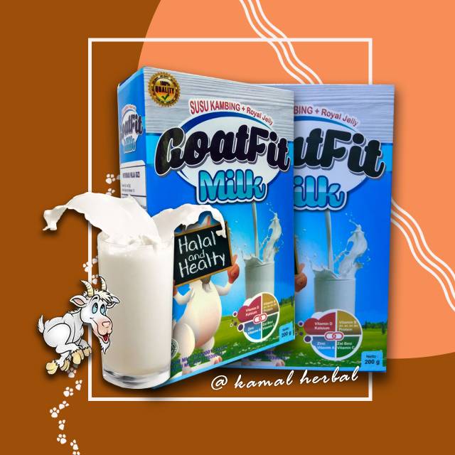 

Susu vanilla goatfit + royal jelly susu kambing etawa 200gr