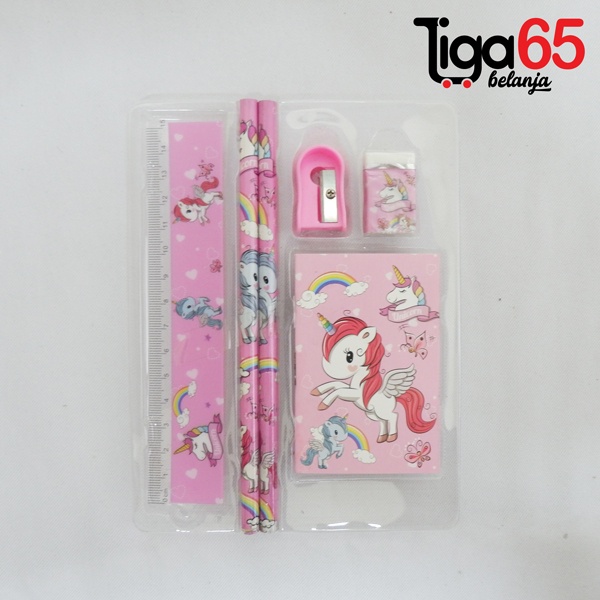 365 STATIONERY SET #40848 Buku &amp; Alat Tulis Anak / Karakter Fancy Gambar Lucu
