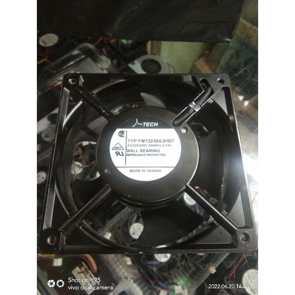 FAN AC ATECH 12CM MEREK ATECH BALL BEARING MADE IN TAIWAN