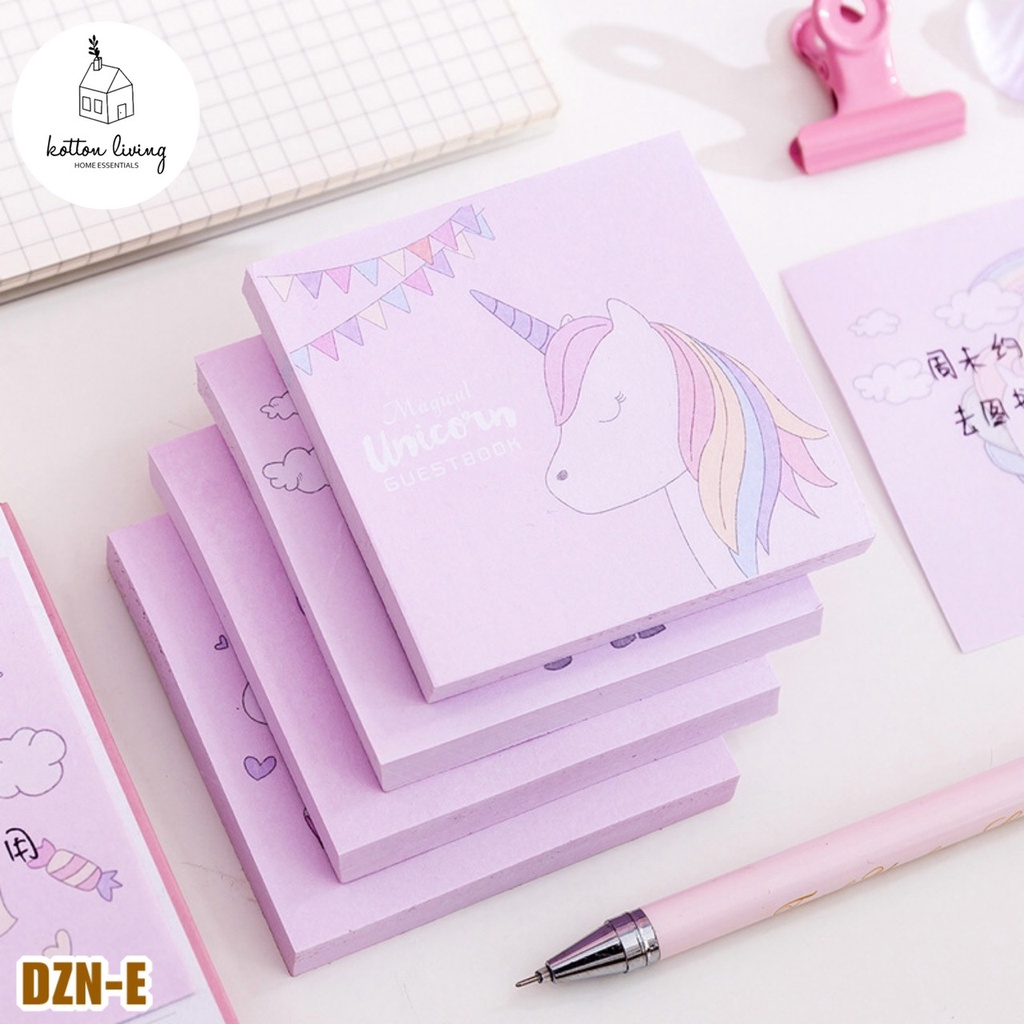 

Sticky notes memo pad post it note kertas tempel kantor alat tulis DZN E