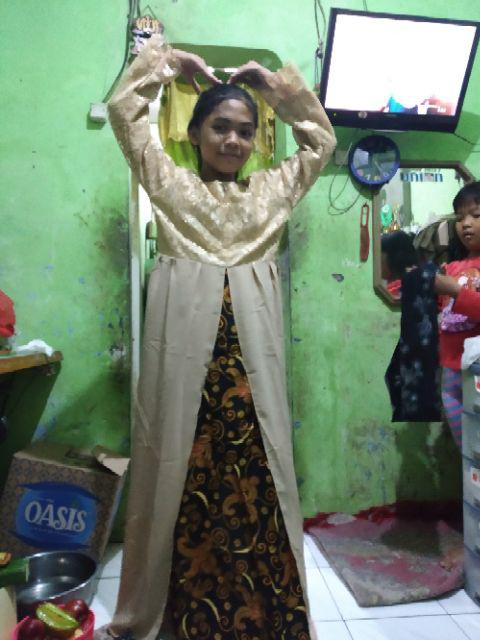 Maura Couple - Sania Ruffle Batik Couple Ori Ndoro Jowi Garansi Termurah Shopee - Batik Modern Solo