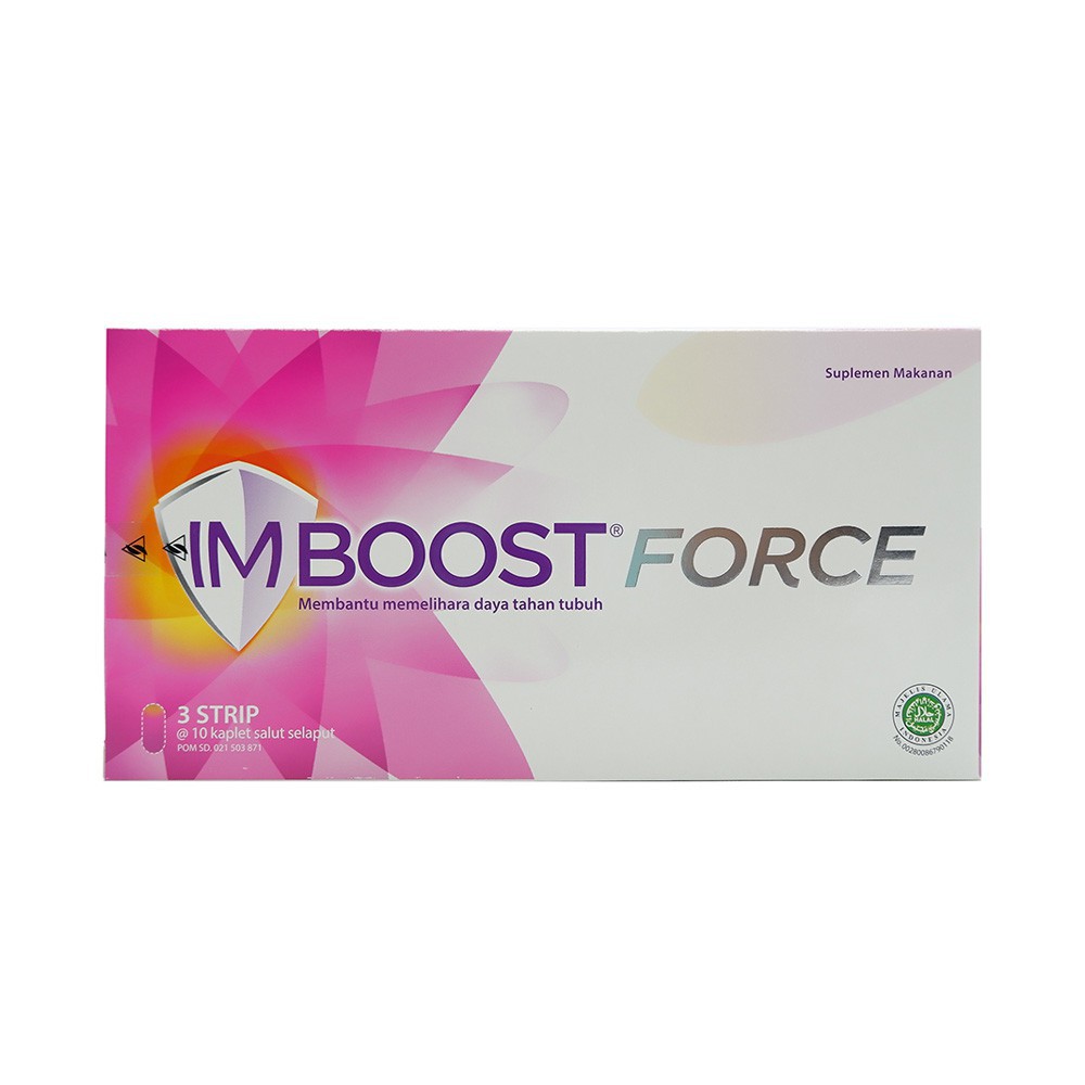 Imboost Force Suplemen Daya Tahan Tubuh  - 3 Strip 10 @Tablet / 1 strip