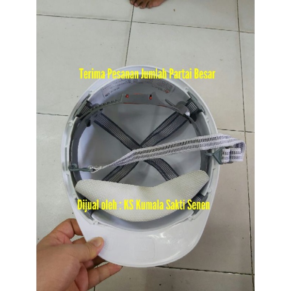 Helm Proyek Safety Putih SNI |Rompi Proyek-Rompi Safety-Baju Safety-Sepatu Safety