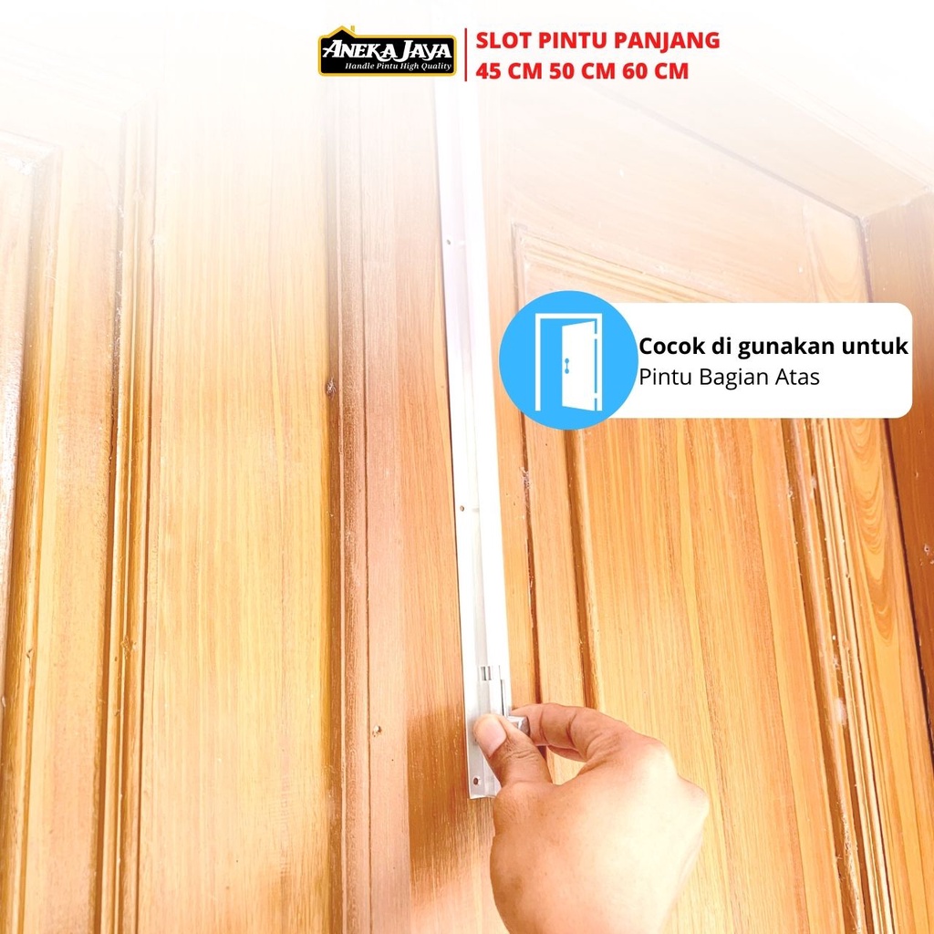 Slot Pintu Panjang 60 cm 50 cm 45 cm Kunci Pintu Rumah Depan Ukuran 24 inch 20 inch 18 inch Murah Awet