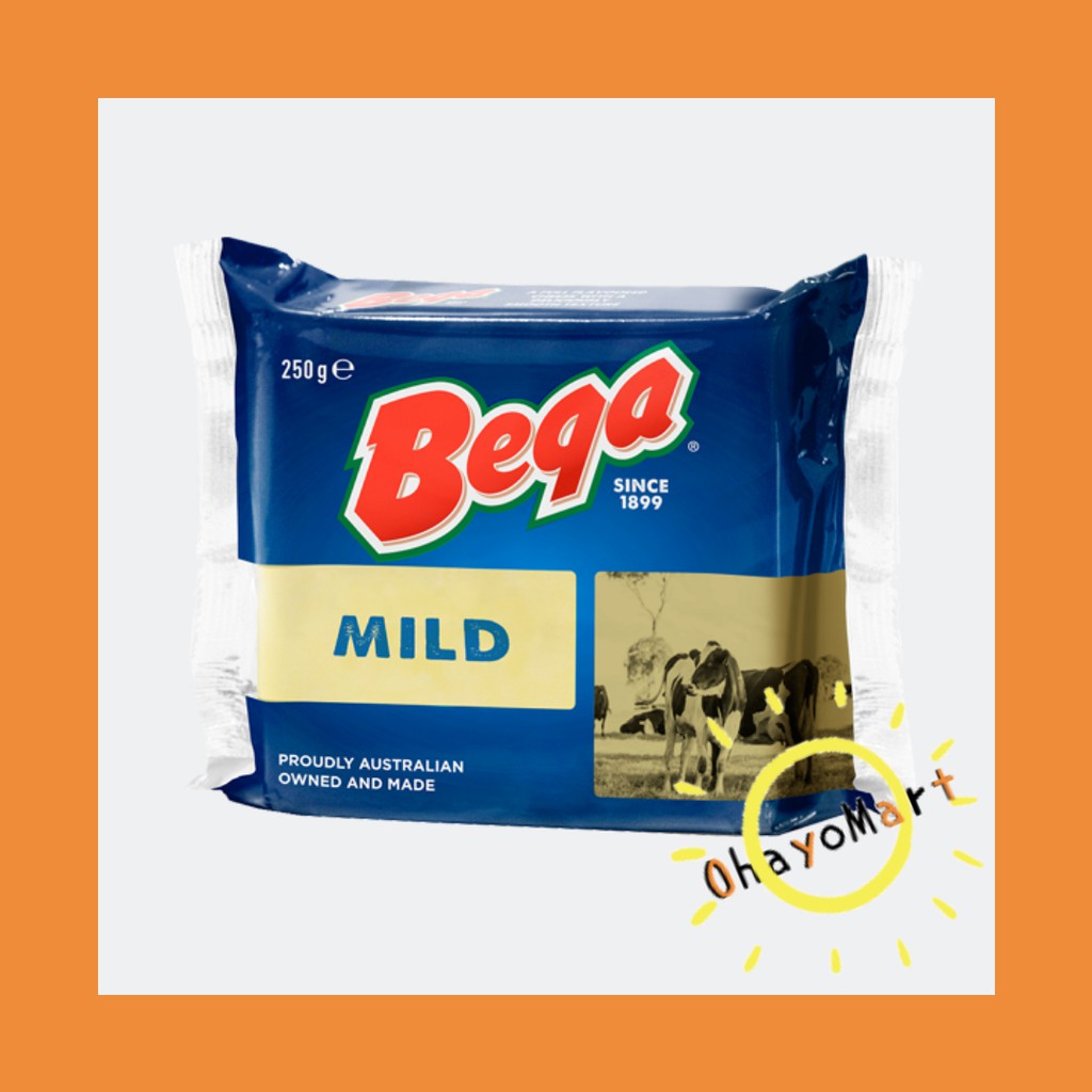 Bega Cheddar Mild / Keju Australia 250g